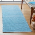 thumbnail image 3 of SAFAVIEH Montauk Audra Geometric Cotton Area Rug, Ivory/Blue, 2'3" x 3'9", 3 of 10