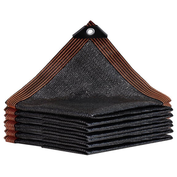 Black Shade Cloth 85% 10x13 Ft, Durable Mesh Tarp with Grommets, UV-Blocking Garden Sunshade Net for Patio, Plants, Greenhouse, Outdoor Pergola & Chicken Coop