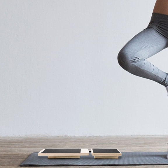 BALAHAPY 1Set Wooden Foot Board for Ankle Balancing and Massage 12.20X4.33X1.30in