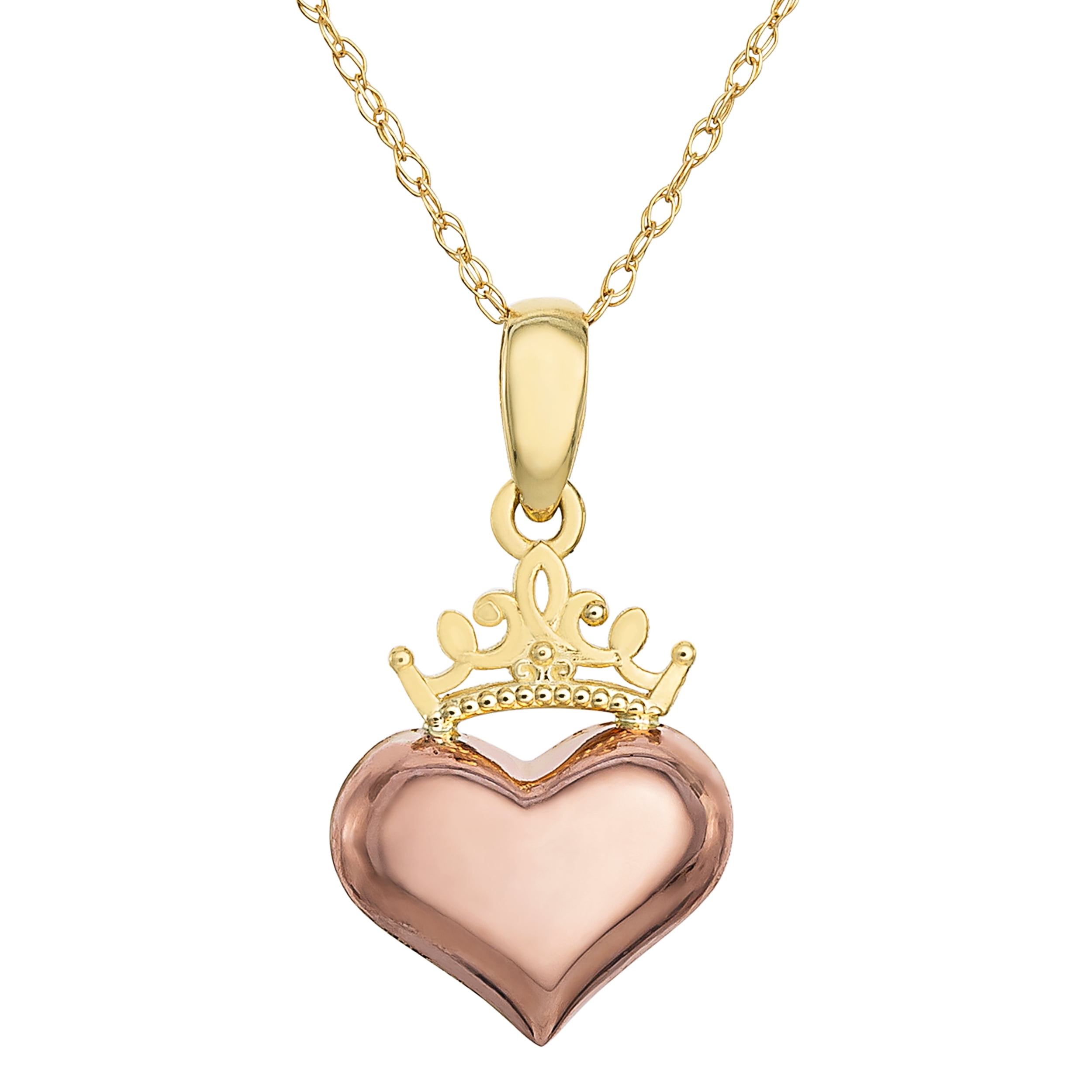 Disney Princess Female 14K Gold Heart 