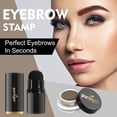 thumbnail image 4 of Eyebrow Stamp Kit with Reusable Stencils, Water-Resistant Smudge-Resistant Brow Makeup, Natural-Looking Finish, Dark Brown, 4 of 9