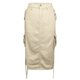 thumbnail image 2 of Gibobby faldas de mezclilla para mujer de moda Falda casual de longitud media(Caqui, L), 2 of 5