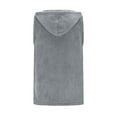 thumbnail image 6 of Fnooota Womens Fleece Vests, Fall Winter Hooded Sleeveless Warm Outerwear Vest with Pockets Gray Size M, 6 of 8