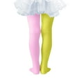 thumbnail image 6 of Xdegoge Kids Tights with Tutu Skirt Leggings for Girls Attached Ballet Dance Stockings Holiday Party Colorful Legging, 6 of 7