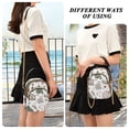 thumbnail image 6 of FORMRS Crossbody Bag for Women Quilted Travel Shoulder Cell Phone Purse with Chain Strap Handbag, White Nordic Christmas House, 6 of 7