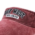 thumbnail image 6 of Pxiakgy Sport Retro Ripped Sun Visor Hats Adjustable Empty Top Baseball Cap Cotton Ball Caps for Women and Men Empty Top Hat Solid Color Blank Golf Cap Athletic Visor Caps Outdoor for Beach Tennis Ba, 6 of 8