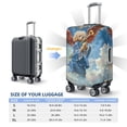 thumbnail image 4 of Kdxio Dog Angel Ascension Pattern Luggage Cover for Travel,Elastic and Durable,Fits 18-32 Inch,Anti-Scratch Suitcase Protector-No luggage included, 4 of 5