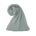thumbnail image 1 of BUFANDA CHIC para Mujeres Inspiradora, Bufanda Larga de Forma Rectangular Tejida Estilosa, Cálida Bufanda de Invierno, Gris Claro 180x30cm/71x12", 1 of 5