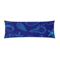 thumbnail image 1 of YUSDECOR Aquarelle Coquillages Corps Oreiller Taie d'Oreiller Coussin Protecteur Couverture 20x60 Pouces, 1 of 2