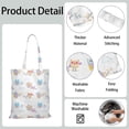 thumbnail image 3 of Baby Owl Tote – Cartoon Owl Design Canvas Bag, 3 of 6