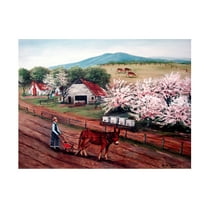 Trademark Fine Art 'Planting Corn' Canvas Art by Arie Reinhardt Taylor