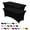 Black, variant on Utopia Kitchen Spandex Tablecloth 2 Pack [6FT, White] Tight, Fitted, Washable and Wrinkle Resistant Stretch Table Cloth Rectangle Cover for Trade Show, Weddings & Parties [72Lx30Wx30H Inch]