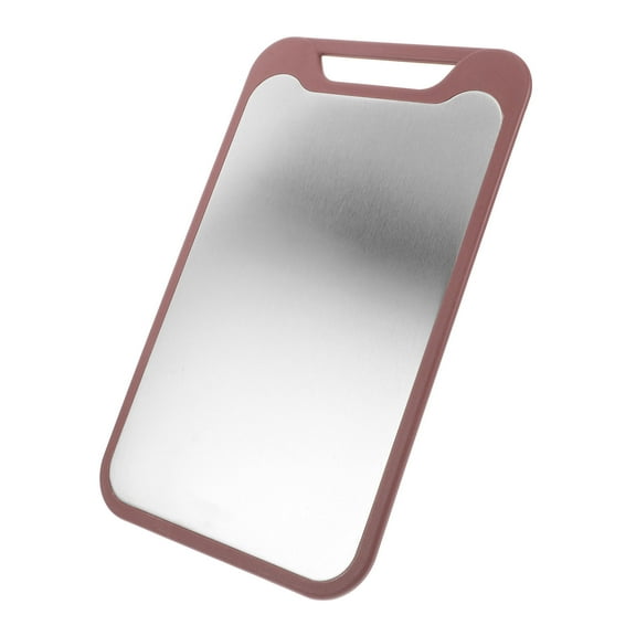Luxshiny Double-Sided Cutting Board Made of Stainless Steel and Plastic for Food Preparation and Pastry Rolling