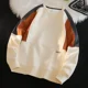 thumbnail image 2 of Ropa para hombre Sudadera sin capucha para hombre Jersey blanco Camiseta superior Empalmada Otoño Cálido Emo Harajuku Moda Sin marca Barato, 2 of 5