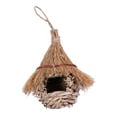 thumbnail image 5 of Humming Bird Houses for Outdoor Hanging, Grass Birds Hut,Hand Woven Hummingbird Nest,Wren Finch Bird House for Garden Window Outdoor Home, 5 of 8
