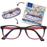 Kids Blue Light Blocking Glasses - Computer Gaming Eyeglasses - Anti Eyestrain by Optix 55