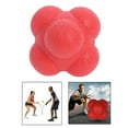 thumbnail image 3 of GARENDE 6xCoordination Agility Hexagonal Tennis Fitness Reaction Ball Red, 3 of 9