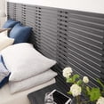 thumbnail image 7 of Modway Render Wall Mount Queen Headboard and Modern Nightstands in Charcoal, 7 of 7