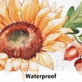 thumbnail image 2 of Fall Thanksgiving Pumpkin & Sunflower Tablecloth Waterproof Table Cover Party Holiday Decor 60x 84 Inch, 2 of 6