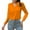 Orange, variant on Satin Button Down Shirts for Women, Yigetop V Neck Shirts for Women Satin Tops for Women Satin Imitation Business Shirts formal Shirts for Women Pink L