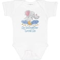 thumbnail image 3 of Inktastic My Babysitter Loves Me Cute Elephants Clouds Moon and Stars Boys or Girls Baby Bodysuit, 3 of 5