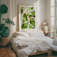 thumbnail image 5 of Blushing Leaves - Painting Botanical Abstract Pattern Tropical Modern Art Watercolor Nature Unframed Wall Art Print 30 x 40 inches, 5 of 13