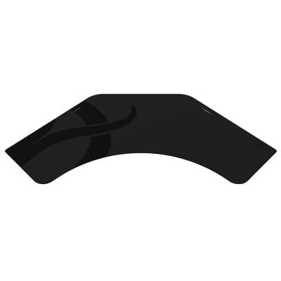Arozzi Arena Angelo UltrawideFull Surface Water Resistant Desk Mat 3 Custom Monitor Mount Cut Outs and Under the Desk Cable Management (Gun Metal)