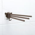 thumbnail image 3 of Wall Mounted Rotating Swivel Towel Rack 3 Pole Holder 180 Rotation Organizer for Bathroom Kitchen Dish Rag Utensil Storage, 3 of 4
