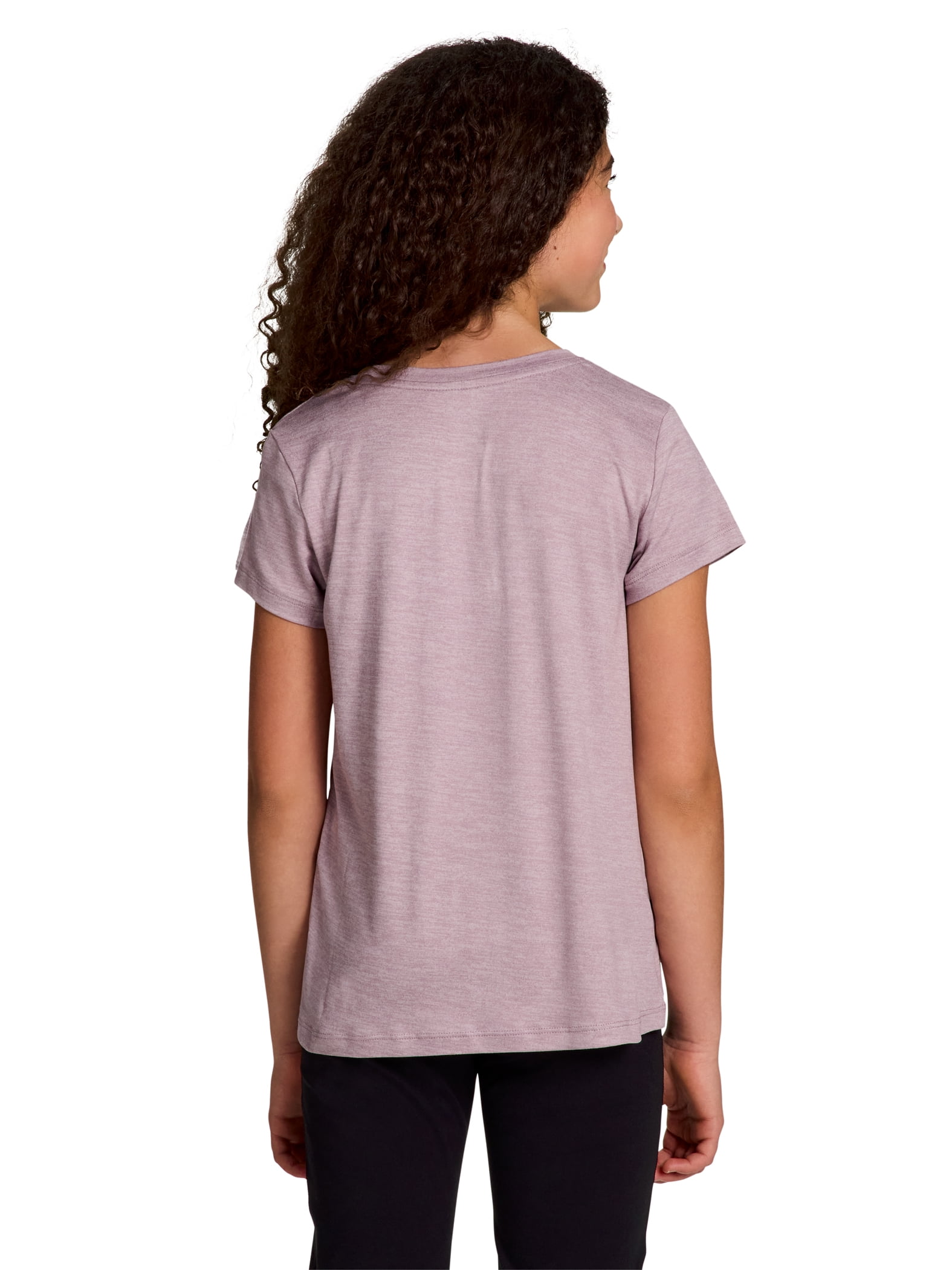 Reebok Girl's Legacy Performance Short Sleeve T-Shirt, Sizes 4-18