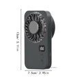 thumbnail image 3 of Zguuel Portable Handheld Fan with Ice Cooling, Semiconductor Ice Plate Fan with Digital Display, Rechargeable Personal Turbo Fan for Travel, Outdoor, Summer, 3 of 5