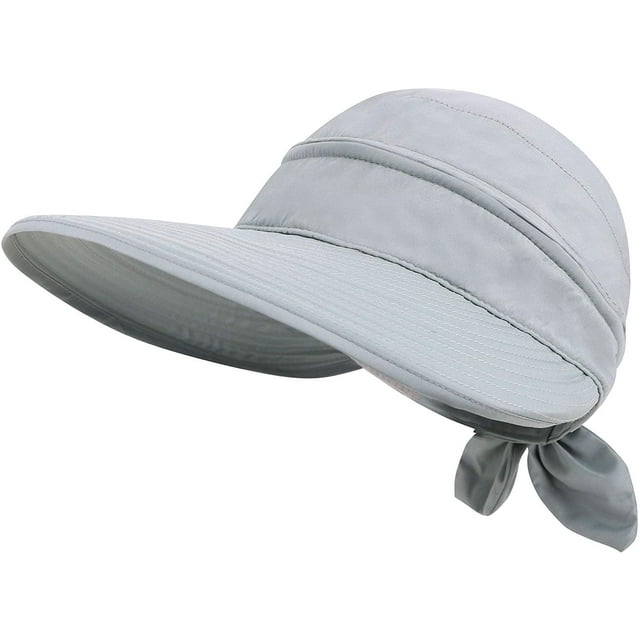 Sombrero simple para mujer UPF 50+ UV Sunscreen Convertible Beach Sun Hat Vhermosa Gorras y Gorros