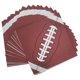 thumbnail image 1 of UPGRATOR 48Ud Servilletas De Papel Para Fiestas De Fútbol Rugby Color Café Para Eventos Y Reuniones, 1 of 6