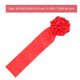 thumbnail image 2 of Houderco Con Bola De Flor Roja De Tela Para Ceremonias Y Bodas Con Cintas, 2 of 7