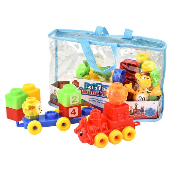 Yazoeia Animal Amusement Park Assembly Building Blocks DIY Big Toy Bricks Kids Educational Toys MY320-29241