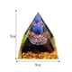 thumbnail image 2 of Style 2 Pirámide de cristal curativo artesanal de resina de cristal de orgonita, cristales de pirámide de orgonita y piedras curativas, 2 of 5