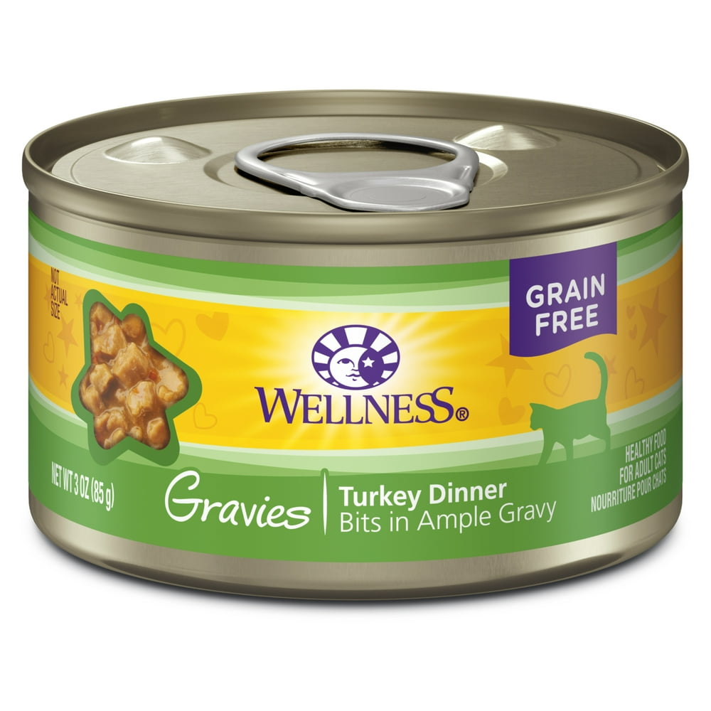Wellness Complete Health Gravies Grain Free Canned Cat Food, Turkey