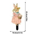 thumbnail image 3 of Tyidzon Easter Garden Stakes, 10 Inch Colorful PVC Bunny Gnome Yard Signs for Easter Decoration Outdoor, Weatherproof Ground Insert Decor for Spring Courtyard Garden Party, 3 of 7