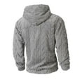thumbnail image 5 of Chiccall Lightweight Cardigan Sweaters for Men Full Zip Hooded Cardigans Fuzzy Textured Warm Sweater with Pocket, 5 of 7