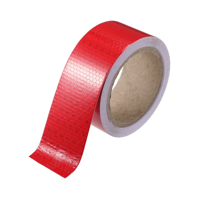 Cinta Reflectante Única para Automóviles y Motocicletas Hoja Reflectante de Alta Brillantez 5cmx9m Roja