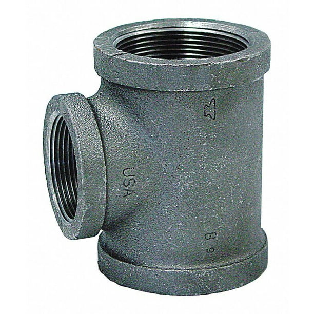 Anvil 1 1 2 Quot X 1 1 2 Quot X 3 4 Quot Fnpt Galvanized Reducing Tee Walmart Com Walmart Com