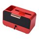 thumbnail image 1 of Caja organizadora de pañuelos con cajón, soporte multifunción para caja de pañuelos, soporte para teléfono, caja dispensadora de pañuelos para Gloria sostenedor del tejido, 1 of 9