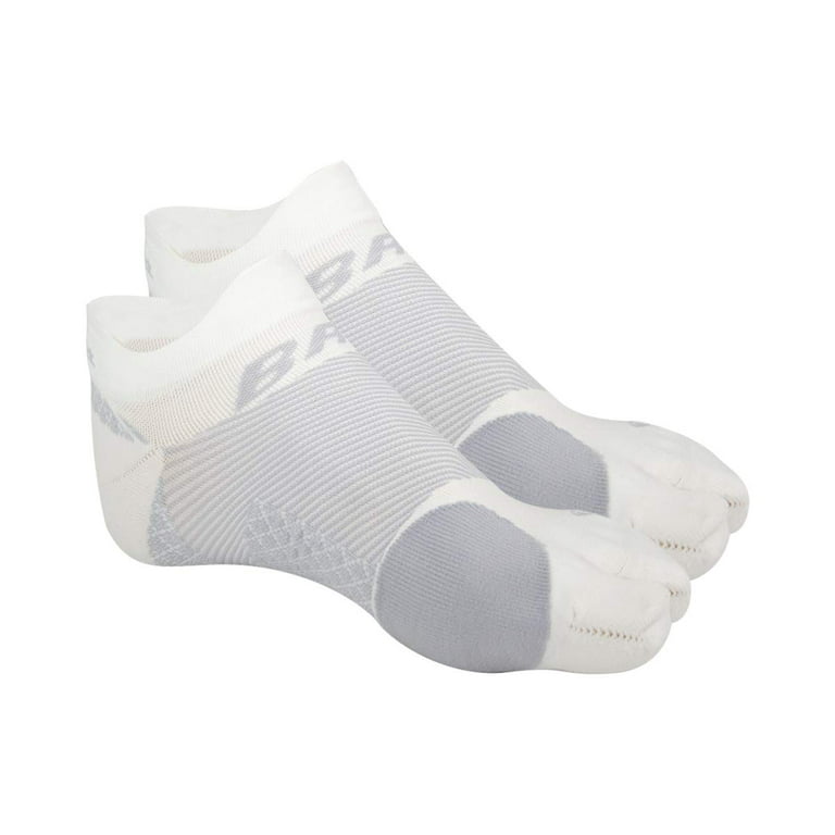 Bunion Cushion & Pain Relief Therapeutic Socks - Split Toe - Gentle  Compression for Enhanced Circulation (White, 3 Pair, Large) 