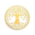thumbnail image 1 of Pegatinas autoadhesivas de latón para scrapbooking, manualidades con resina epoxi, patrón de árbol de la vida, dorado, 30 mm, 1 of 4