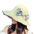 thumbnail image 2 of Visland Women Wide Brim Sun Hat UPF50+ Sunscreen Foldable Bucket Hat for Fishing, Hiking, Camping, 2 of 5