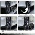 thumbnail image 4 of Unique Bargains Front and Rear Mud Flaps Splash Guards Fit for Nissan Rogue Black 1 Set, 4 of 8