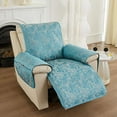 thumbnail image 2 of Namzi Recliner Chair Covers for Reclining Chair, Non Slip Chair Cover with Pocket Washable Recliner Slipcovers Furniture Protector for Kids Dogs Cats Pet (Blue,24" W), 2 of 4