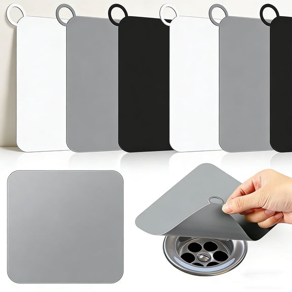 Drain Covers to Keep Bugs Out Silicone Shower Floor Tub Stoppers Bathtub Drain Stoppers Sewer Anti-Odor Mats Deodorizing Plugs for Bathroom