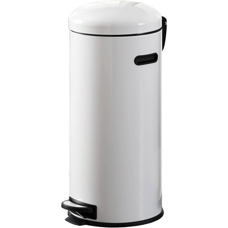 Better Homes And Gardens 30l Retro Trash Can White Walmart Com