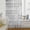 Light Gray White Black, variant on Dandelion Sheer Curtains 45 Inches Long for Living Room/Bedroom, Black White Modern Country Rustic Plants Rod Pocket Voile Kitchen Curtains & Drapes Window Treatment 1 Panel, 52"W x 45"L