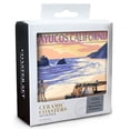 thumbnail image 2 of Cayucos, California, Woody on Beach (Absorbent Ceramic Coasters Set of 4 Matching Images, Cork Back, Kitchen Table Decor), 2 of 3
